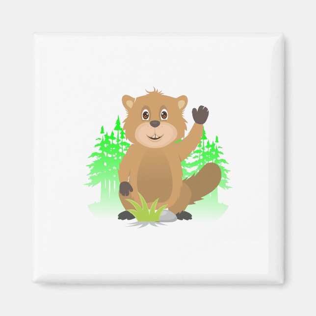 Imán Mole clipart (Frente)