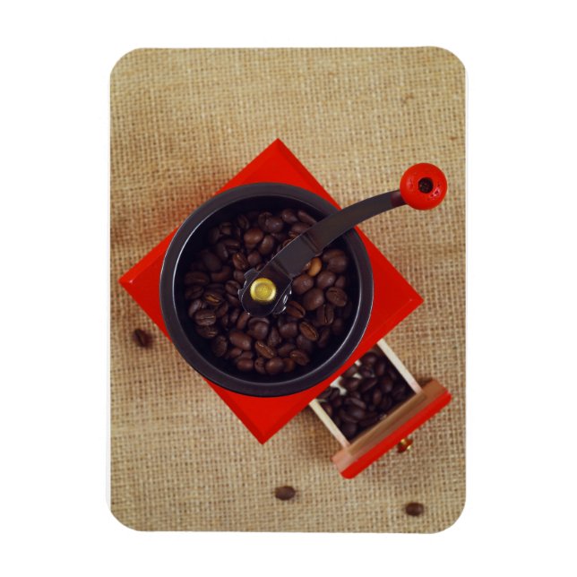 Imán Molino de café de época (Vertical)