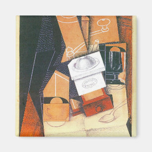 Imán Molino de Café de Juan Gris, Arte Cubista Vintage