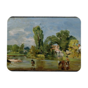 Imán Molino de Flatford, c.1810-11 (aceite en el panel)