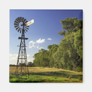 Imán Molino de viento cerca de Hume Highway, Victoria, 