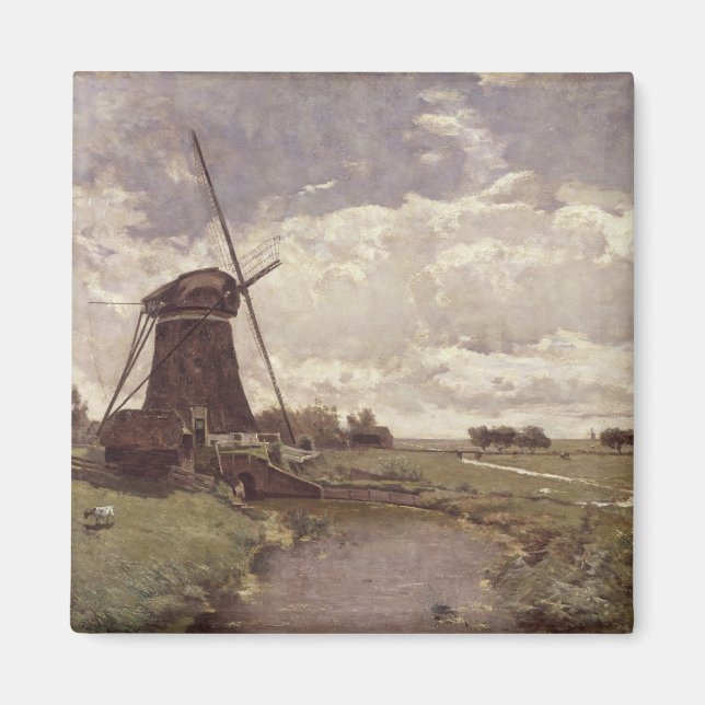 Imán Molino de viento en Leidschendam (Frente)