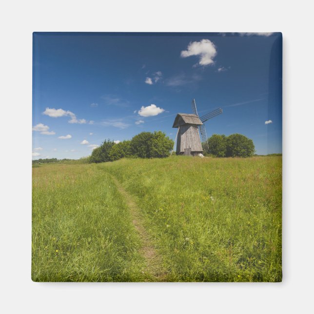Imán Molino de viento en Mikhailovskoye (Frente)