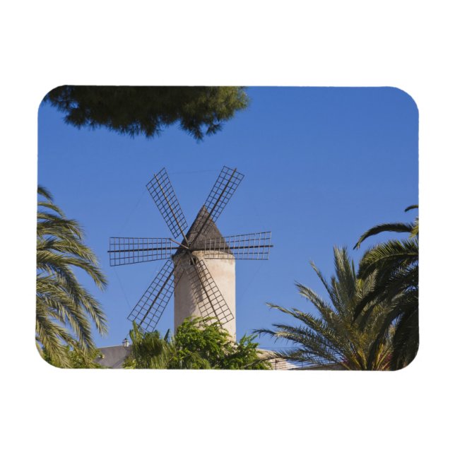 Imán Molino de viento, Palma, Mallorca, España (Horizontal)