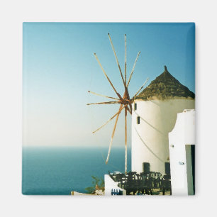 Imán Molino de viento Santorini, Grecia