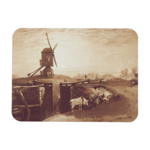 Imán Molino de viento y cerradura de José Mallord