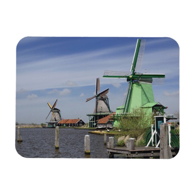 Imán Molino de viento, Zaanse Schans, Holanda, Países B (Horizontal)