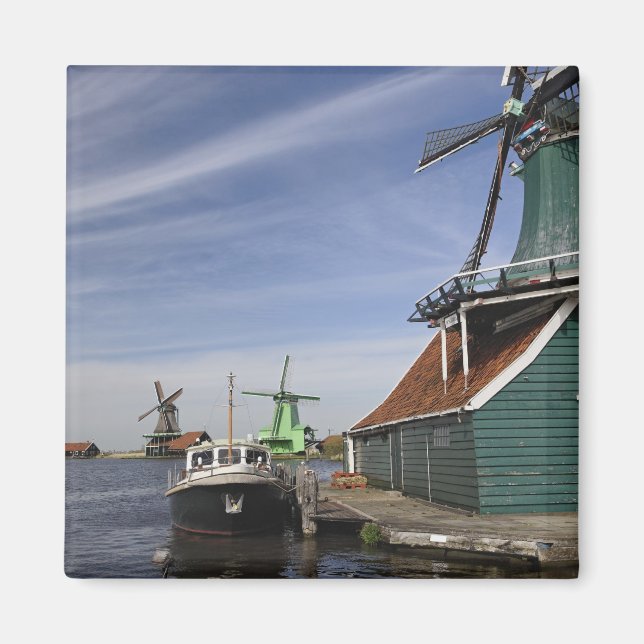 Imán Molino de viento, Zaanse Schans, Holanda, Países B (Frente)