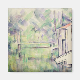 Imán Molino en el río, 1900 de Paul Cezanne el  
