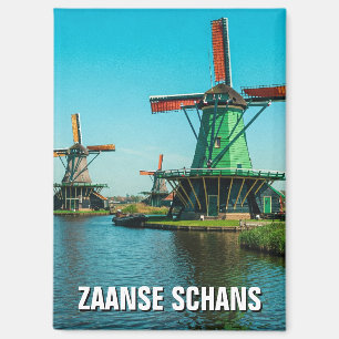 Imán Molinos de viento en Zaanse Schans Países Bajos