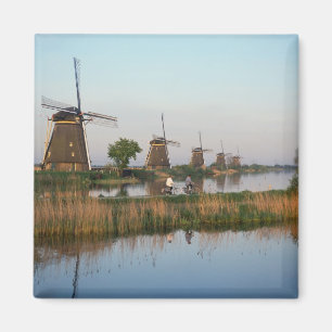 Imán Molinos de viento, Kinderdijk, Países Bajos