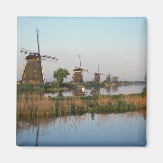 Imán Molinos de viento, Kinderdijk, Países Bajos (Frente)