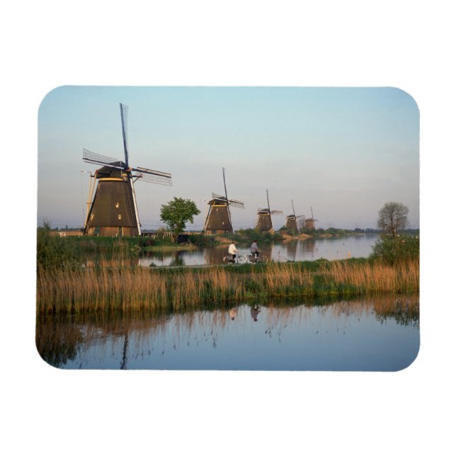 Imán Molinos de viento, Kinderdijk, Países Bajos (Horizontal)