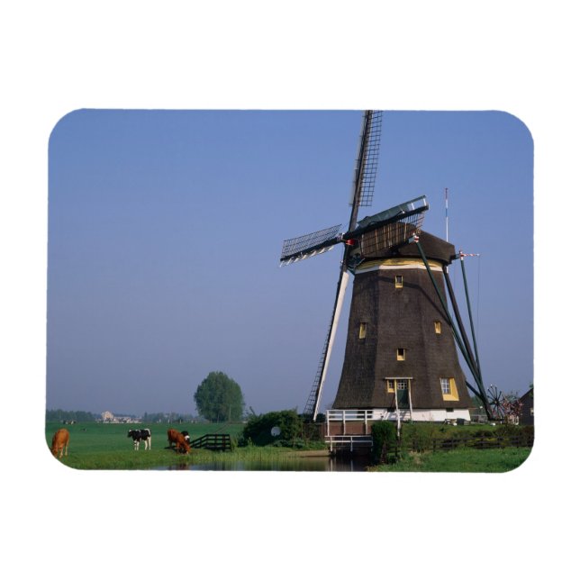 Imán Molinos de viento, Leidschendam, Países Bajos (Horizontal)