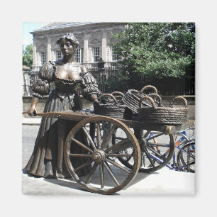 Imán Molly Malone y carretilla Irlanda