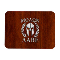 Molon Labe Guerrero Espartano Laureando Impresión