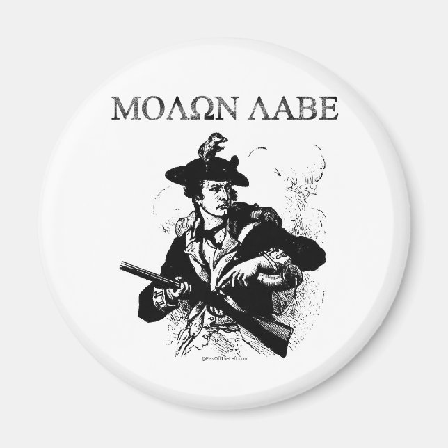 Imán Molon Labe Minuteman (Frente)