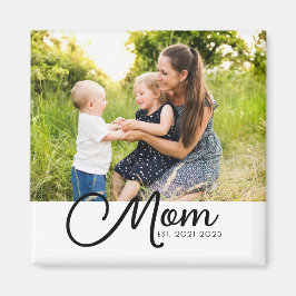 Imán Mom Established Photo Gift Magnet