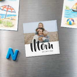 Imán Mom Established Photo Gift Magnet