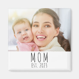 Imán Mom Established Photo Gift Magnet