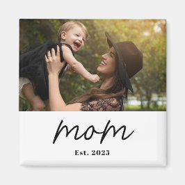 Imán Mom Established Photo Gift Magnet