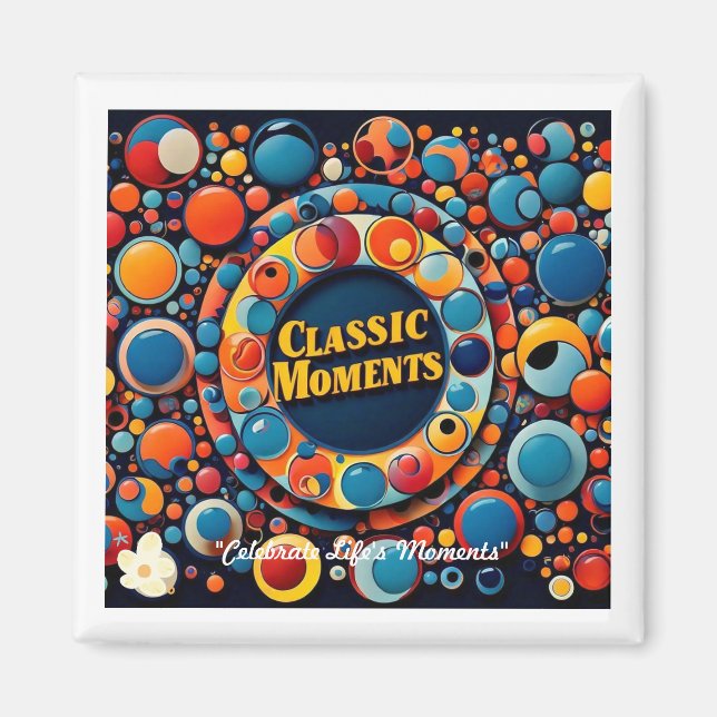 Imán "Momentos inolvidables de la vida" (Frente)