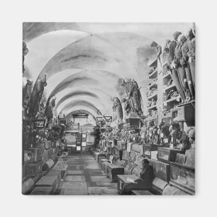 Imán Momias de la catacumba de Palermo, Italia