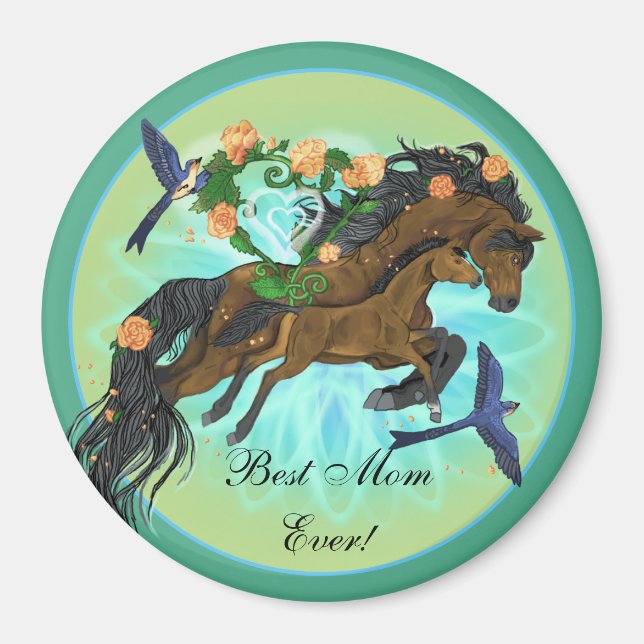 Imán Momma Horse y poeta (Frente)