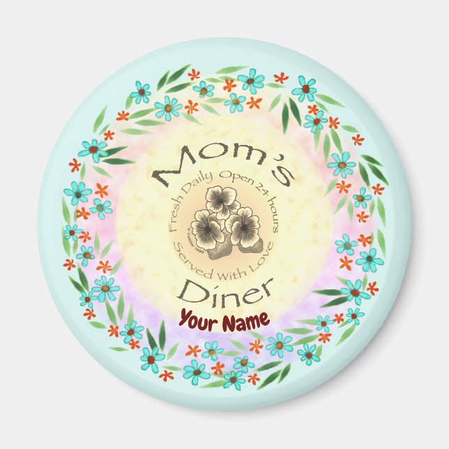Imán Moms Diner imnet (Frente)