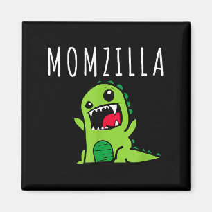 Imán Momzilla mamá divertida dinosaurio día de las madr