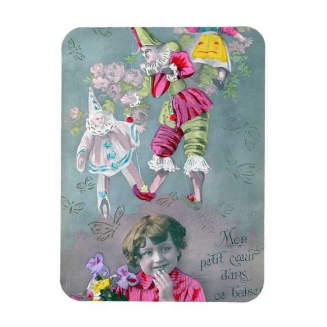 Imán Mon petite coeur dans ce baiser (Vertical)