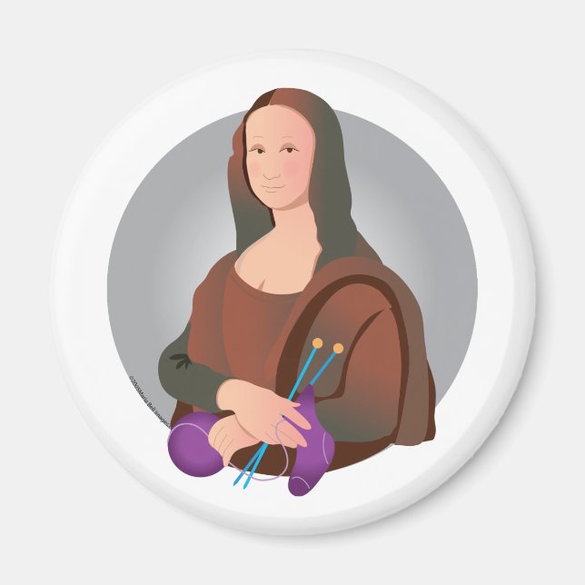 Imán Mona Knits (Frente)