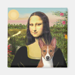 Imán Mona Lisa - Basenji 1