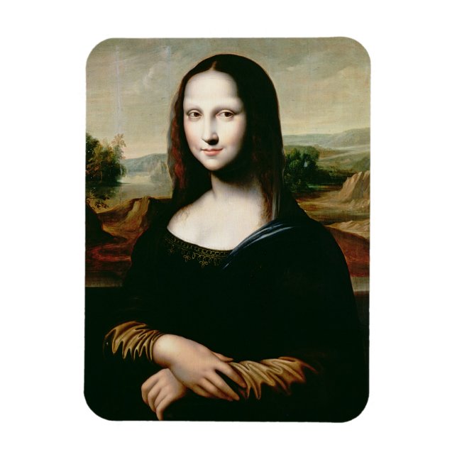 Imán Mona Lisa, copia de la pintura de Leonardo da Vin (Vertical)
