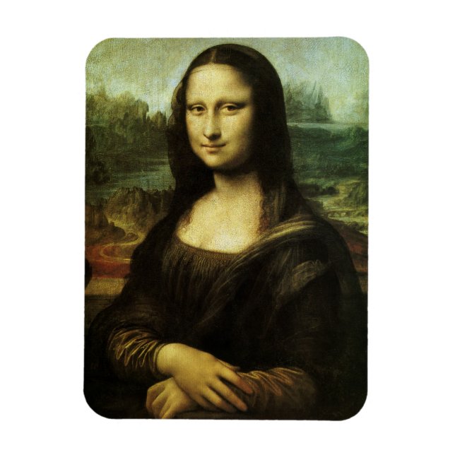 Imán Mona Lisa de Leonardo da Vinci, arte renacentista (Vertical)