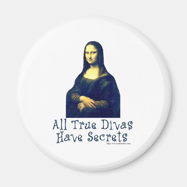 Imán Mona Lisa Diva Secrets (Frente)