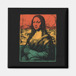Imán Mona Lisa Historia Negra Mujer Afroamericana Áfric