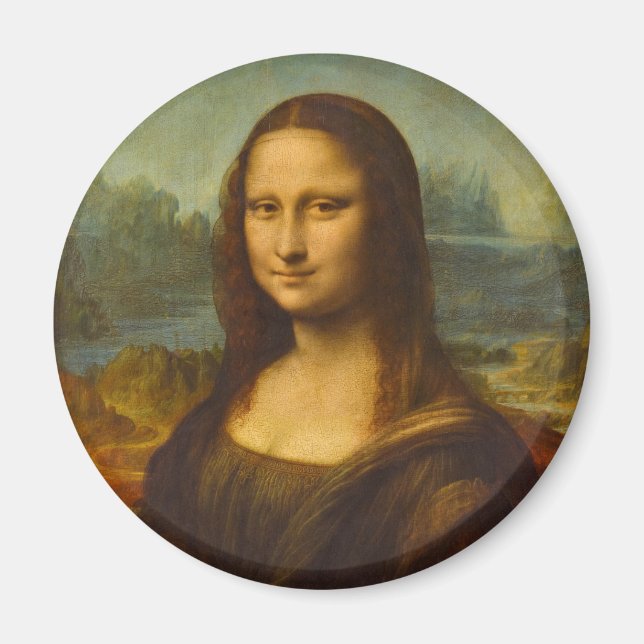 Imán Mona Lisa, La Joconde, 1503 por Leonardo da Vinci (Frente)