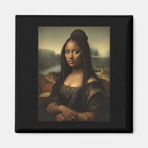 Imán Mona Lisa Negra Historia Negra Estadounidense Mon