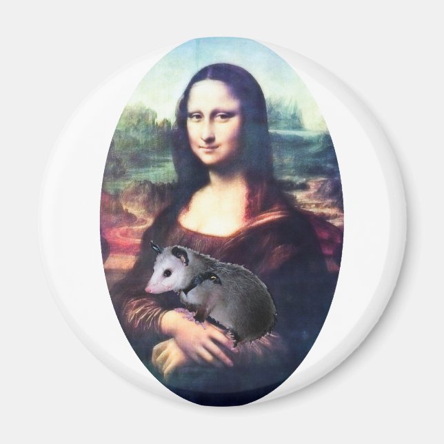 Imán Mona Lisa Possum (Frente)
