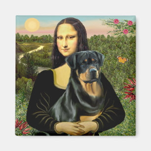 Imán Mona Lisa - Rottweiler (#3)
