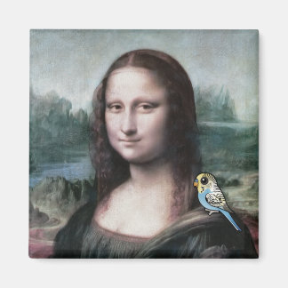 Imán Mona Lisa y Budgies