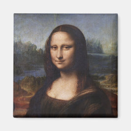Imán Mona Lisa y Leonardo da Vinci/vintage Italia