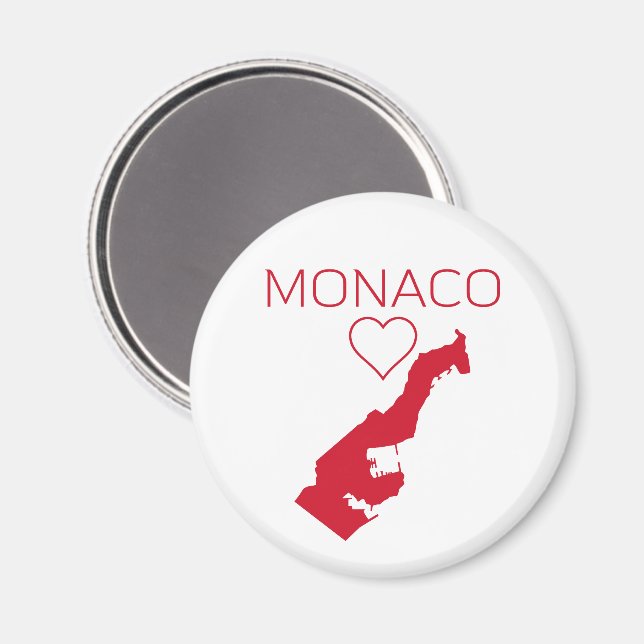 Imán Mónaco (Anverso/Reverso)