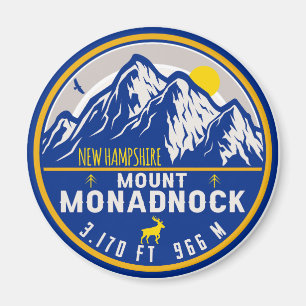 Imán Monadnock New Hampshire Vintage Souvenirs