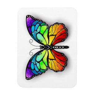 Imán Monarca de mariposa arcoiris