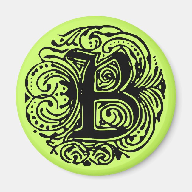 Imán Monarchia Black "B" (Frente)