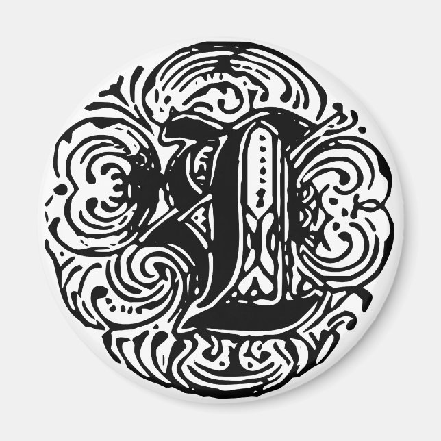 Imán Monarquia "L" (Frente)