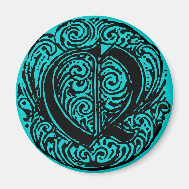 Imán Monarquia "Q" (Frente)