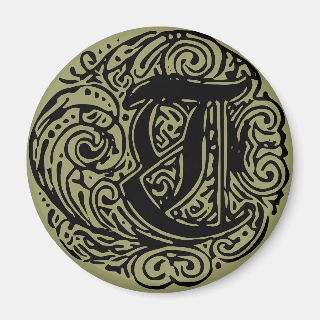 Imán Monarquia "T" (Frente)